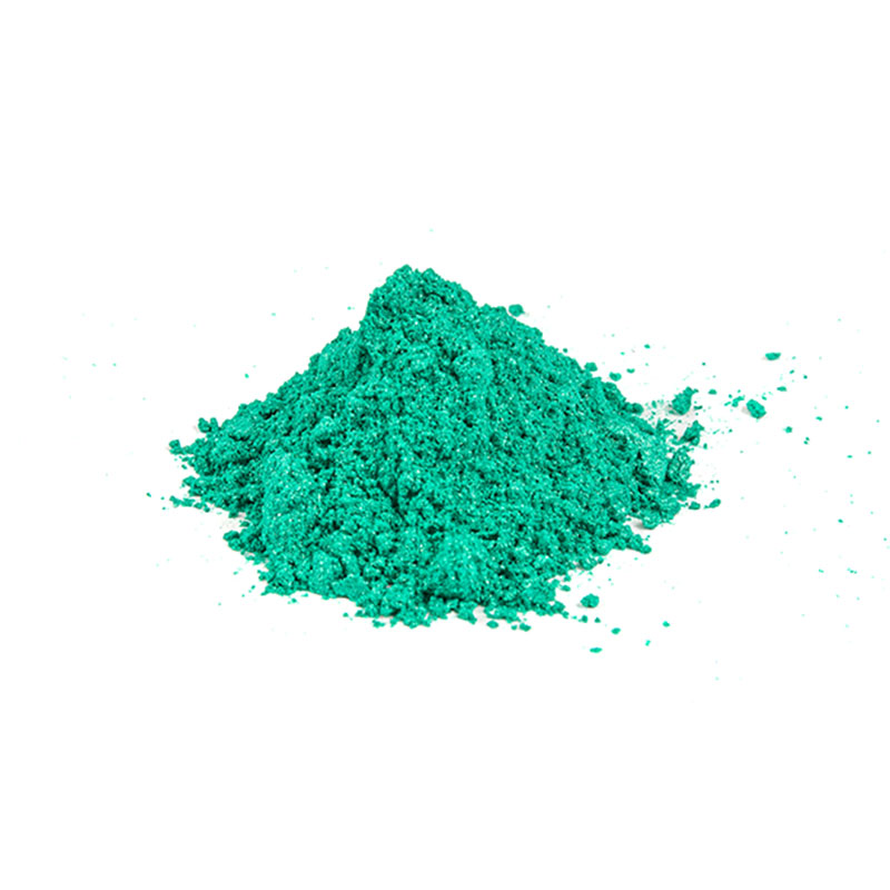 AK435 pigmento di mica naturale verde lago